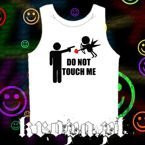 Bluzka damska bez rękawów DO NOT TOUCH ME