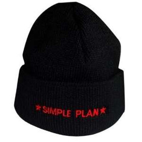 Czapka zimowa SIMPLE PLAN (czerwone logo) 01