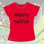 Bluzka damska Z WŁASNYM NADRUKIEM