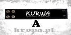 Opaska na rękę - KURWA
