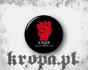 Przypinka RAGE  AGAINST  THE  MACHINE