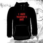 Bluza kangurka I HATE VALENTINE"S DAY 02