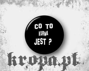 Przypinka - CO TO KURWA JEST ?