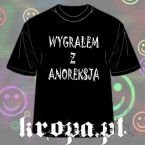 Koszulka WYGRAŁEM Z ANOREKSJĄ