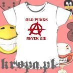 Bluzka damska  OLD PUNKS NEVER DIE. 02