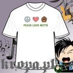 Koszulka PEACE, LOVE, MUTTS