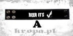 Opaska na rękę - BEER IT'S OK