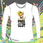 Bluzka damska z długim rękawem FREE YOUR INNER SLUT