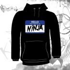 Bluza kangurka  HELLO MY NAME IS NINJA