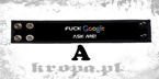 Opaska na rękę - FUCK GOOGLE