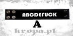 Opaska na rękę - ABCDFUCK
