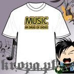 Koszulka MUSIC - MY DRUG OF CHOICE