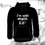 Bluza kangurka  I'M WITH STUPID