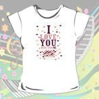 Bluzka damska  I LOVE YOU MORE THAN ME...