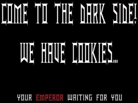 Bluza kangurka COME TO THE DARK SIDE...