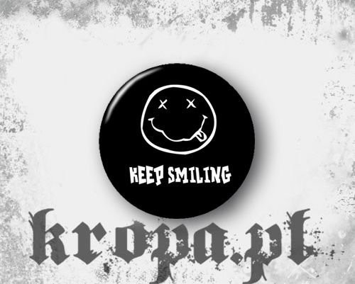 Przypinka KEEP SMILING