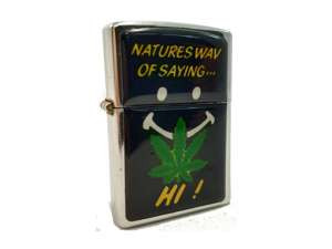 Zapalniczka Benzynowa CANNABIS GREEN